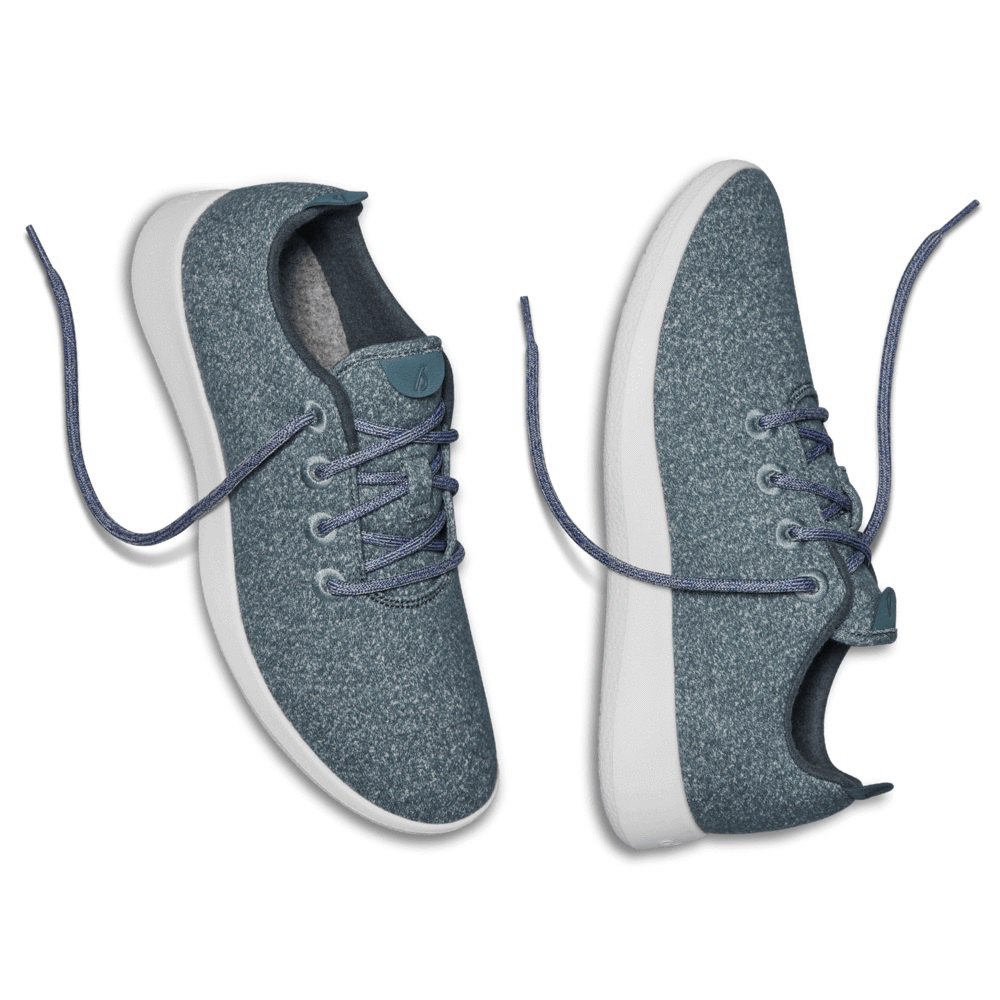 Allbirds Women\'s Sneakers Blue - Wool Runners - 94361ZQVC